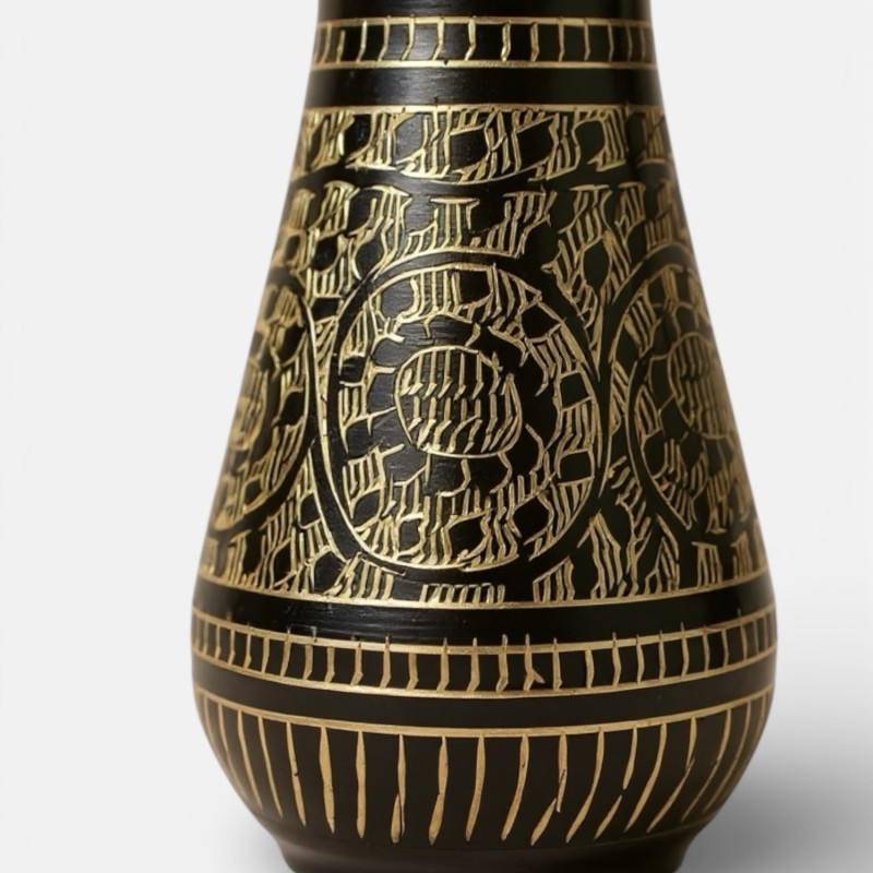 Ваза из латуни тёмная  (14см)