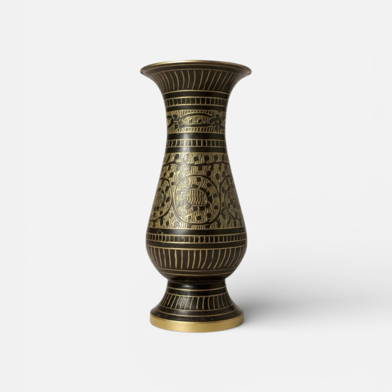 Ваза из латуни тёмная  (14см)