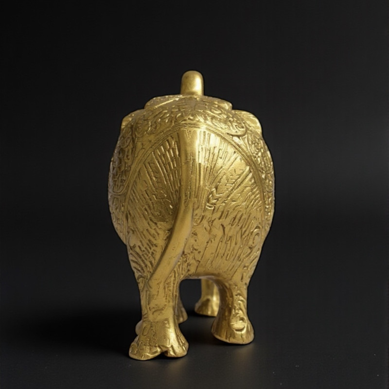 Слон алюминиевый под бронзу (15см) Слон алюминиевый под бронзу (15см)