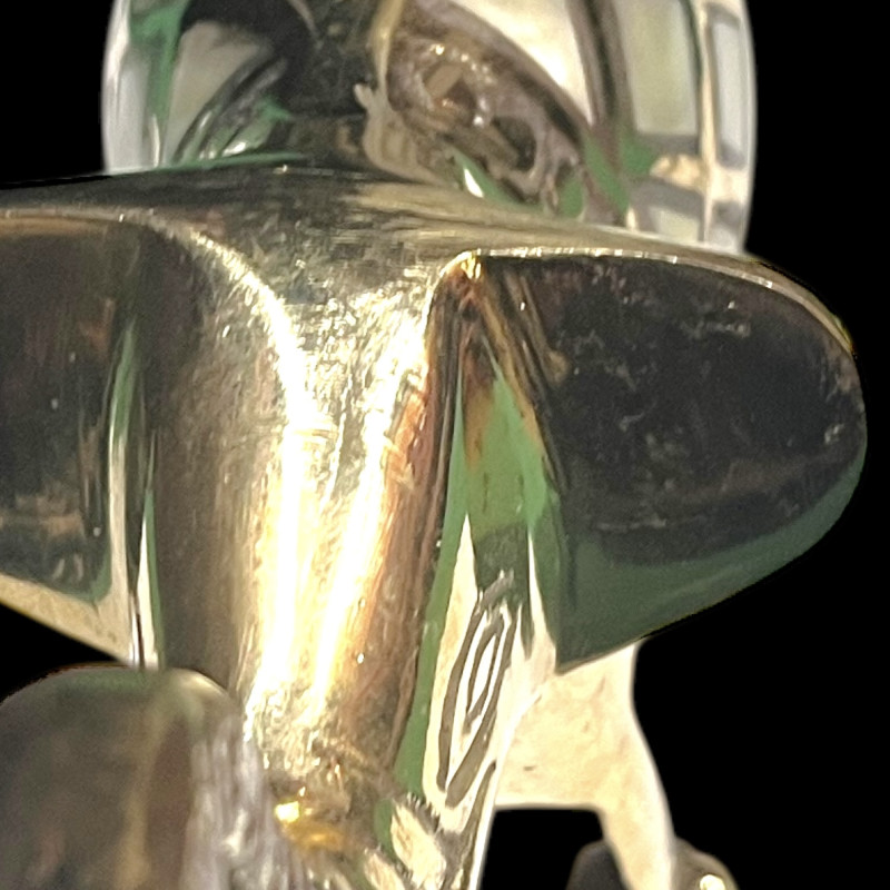 Слон латунный с инкрустацией перламутром (13см) Слон латунный с инкрустацией перламутром (13см)