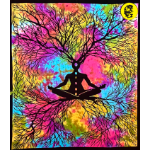 Панно хлопковое из Индии «Медитация»  210*240см #32