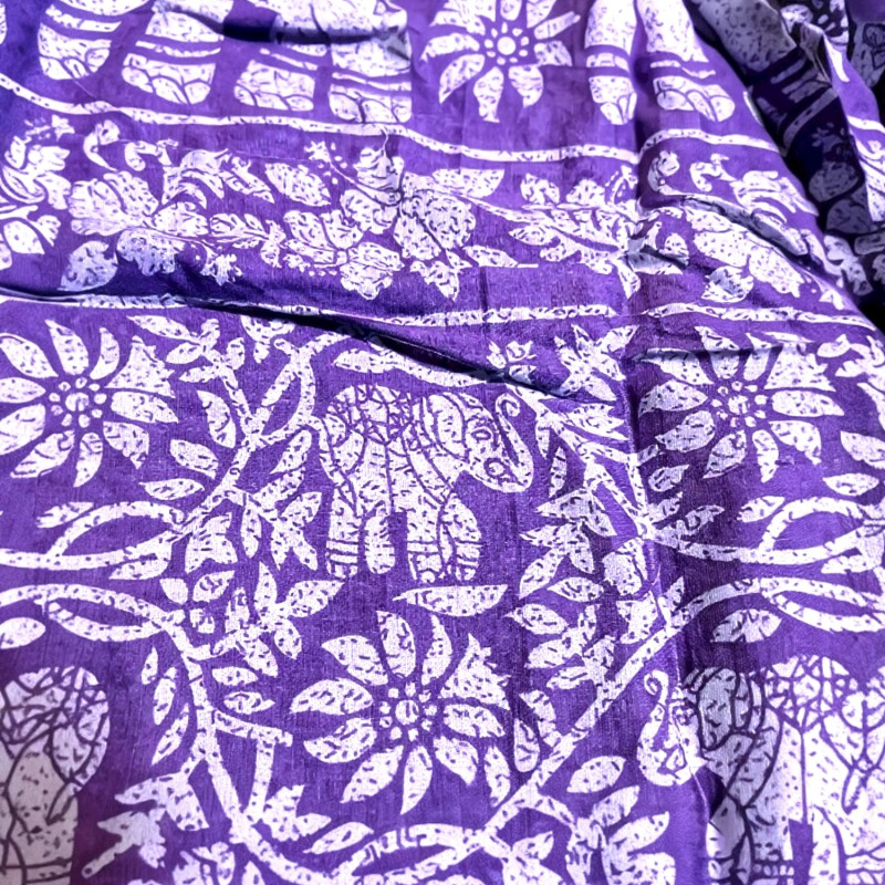 Штаны индийские легкие фиолетовые