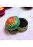 Шкатулка с камнями лазурная (d=50mm) индийская