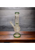 Бонг «Classic glass» (26см) прозрачный с зеленым