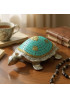 Черепаха металл с инкрустацией зеленый (L)