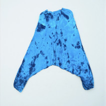 Штаны индийские легкие тай-дай бирюзовые Штаны индийские легкие тай-дай бирюзовые