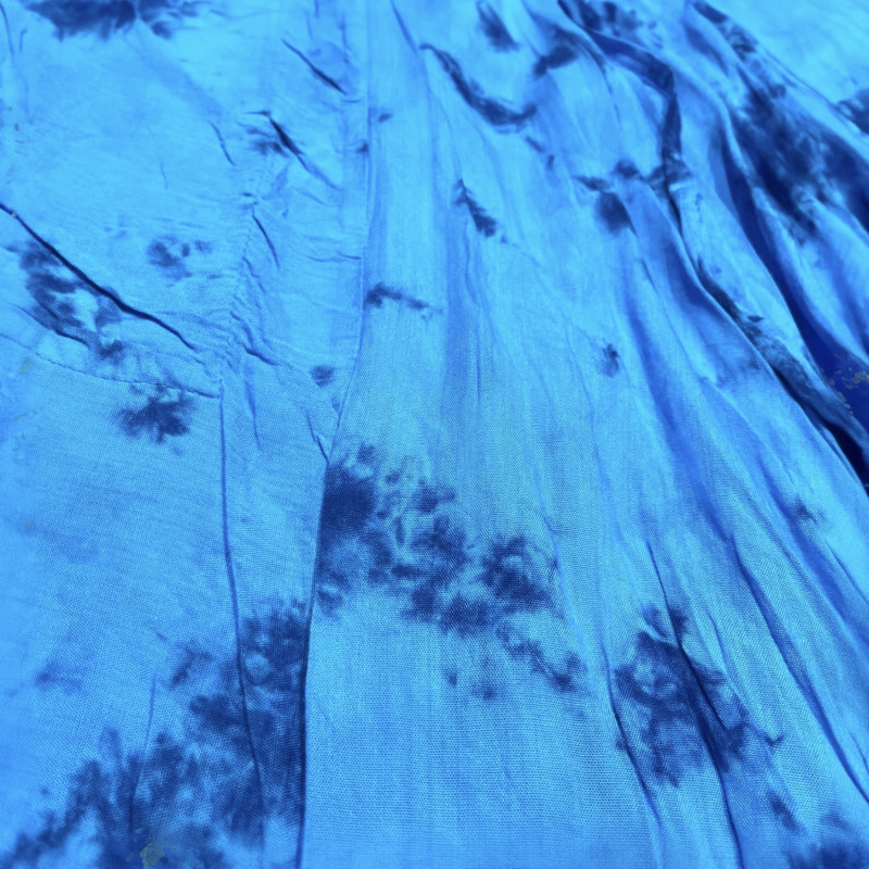 Штаны индийские легкие тай-дай бирюзовые