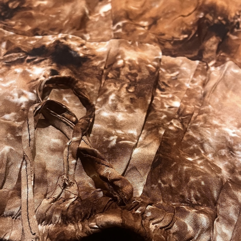 Штаны индийские легкие тай-дай коричневые