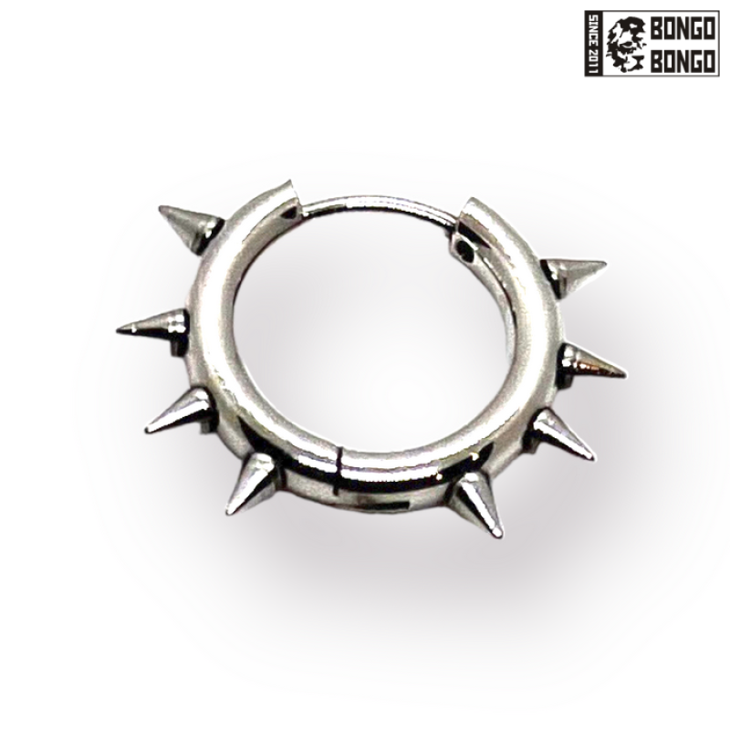 Серьга Steel кликер с шипами (2.5*10мм) | 1шт.