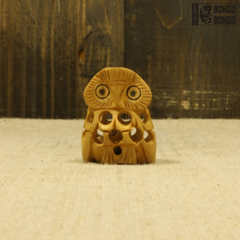 Сова из орехового дерева (5см)